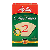 Melitta Coffee Filters #2 Cone Natural Brown Full-Size Picture